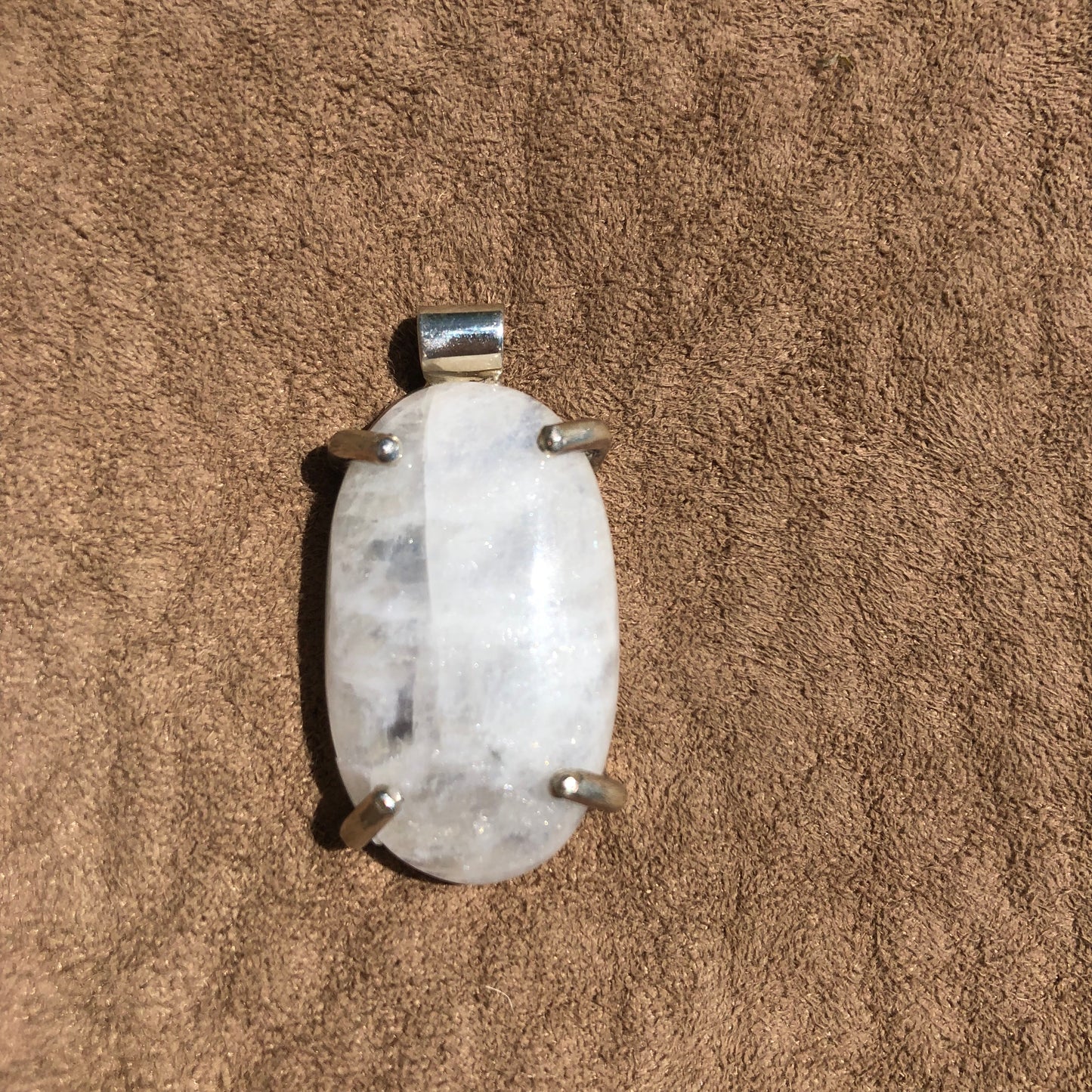 7th Chakra Prong Set Moonstone