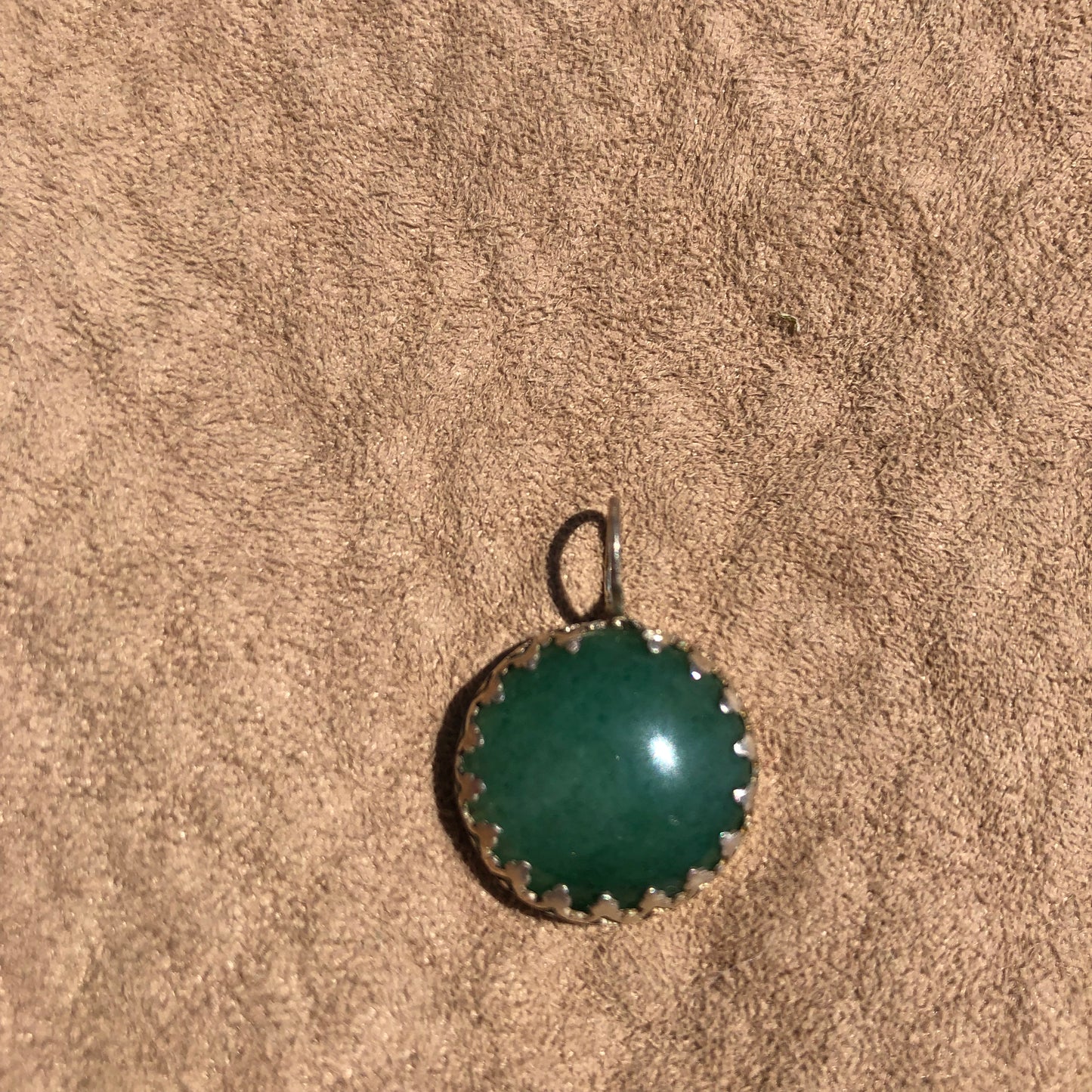 4th Chakra Bezel Set Green Adventurine