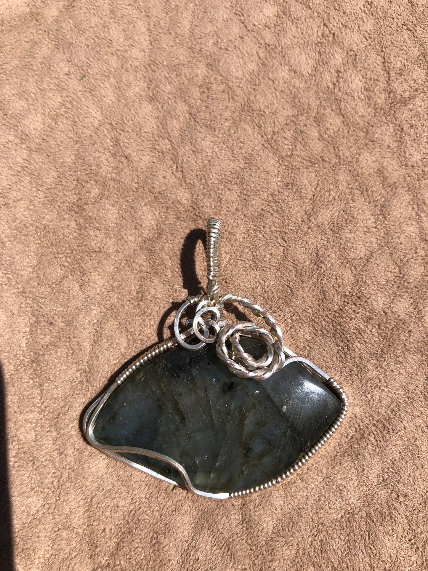5th Chakra Wire Wrap Labradorite