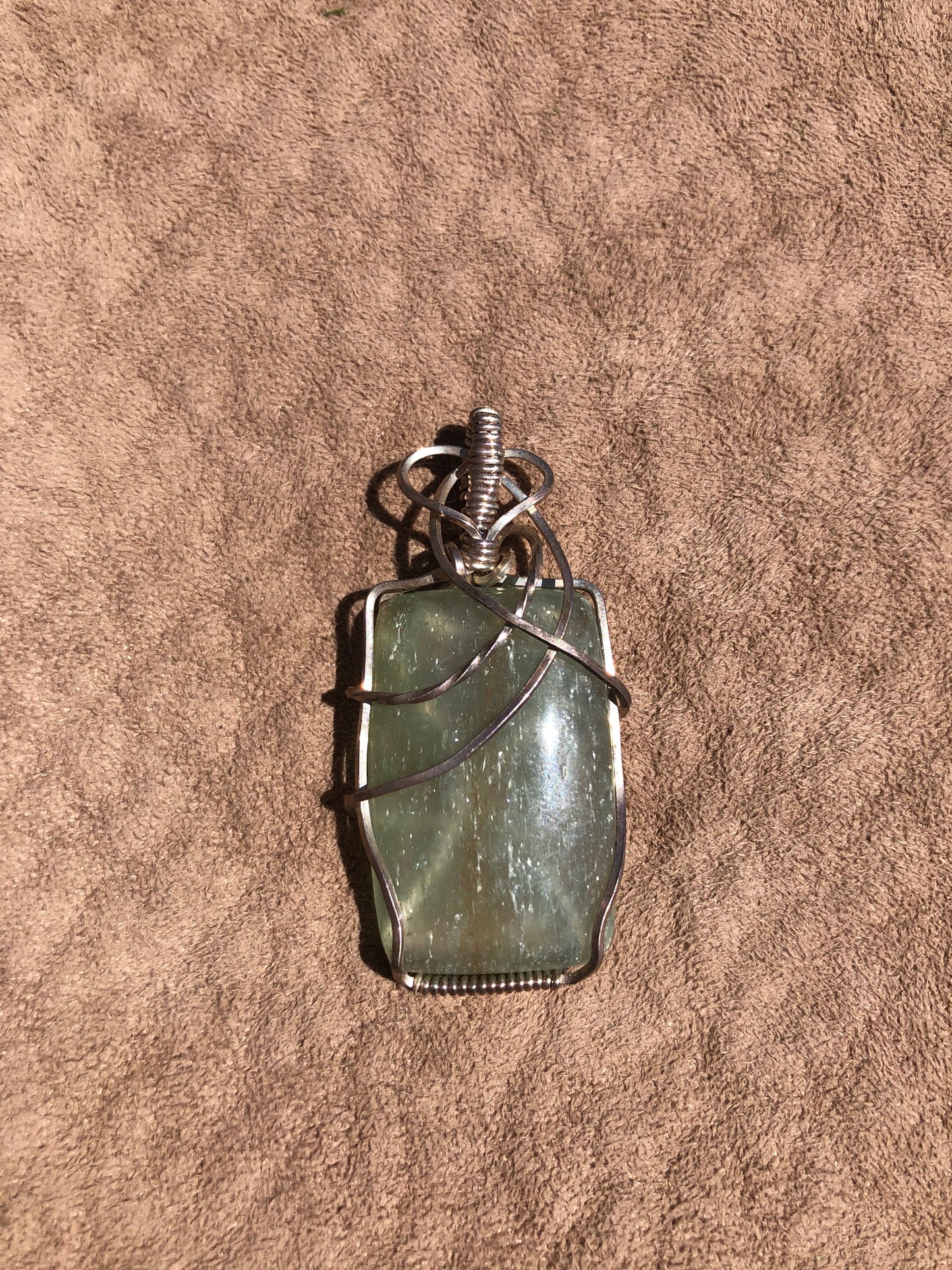 4th Chakra Wire Wrap Adventurine