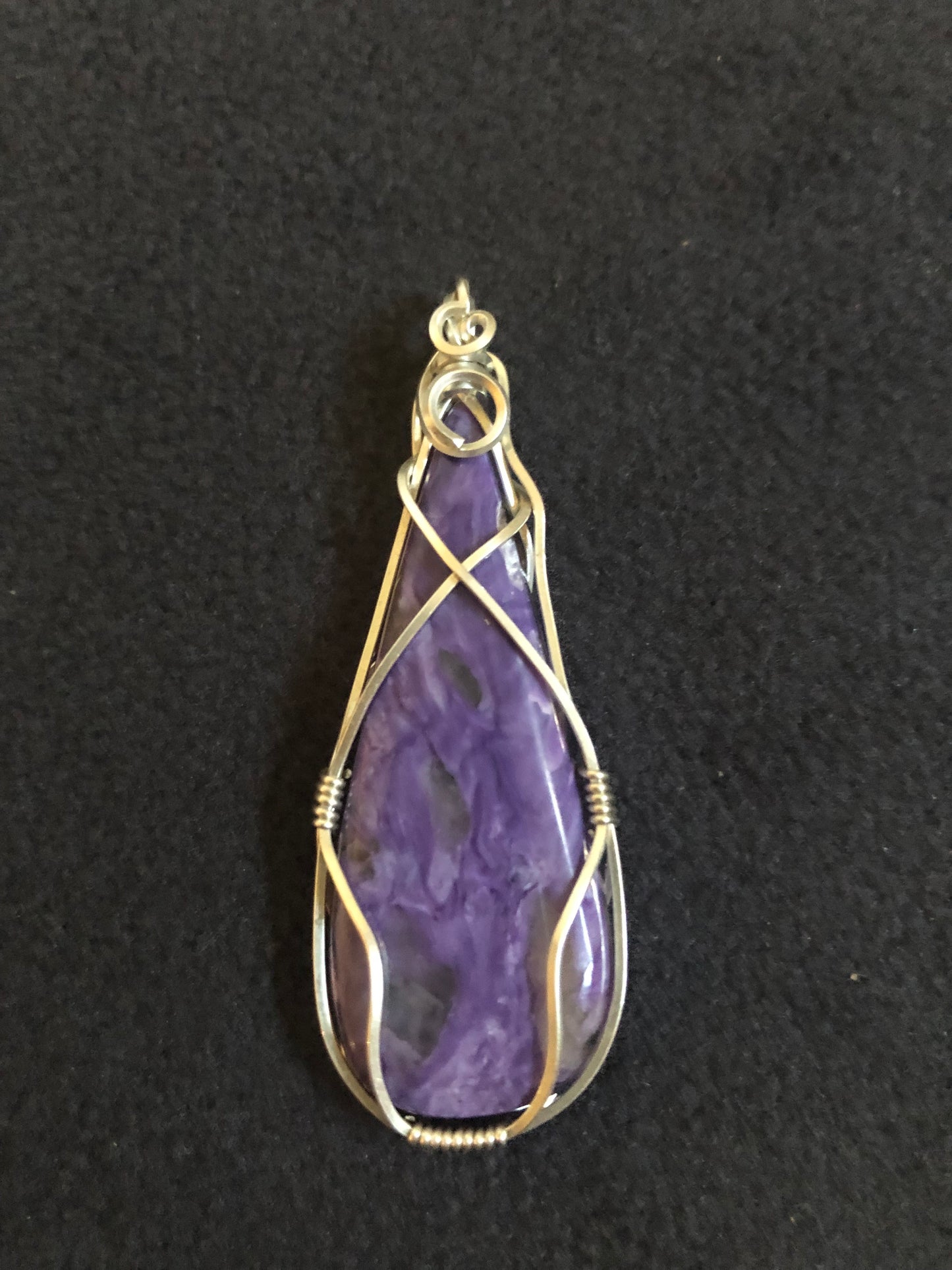 6th Chakra Wire Wrap Charoite
