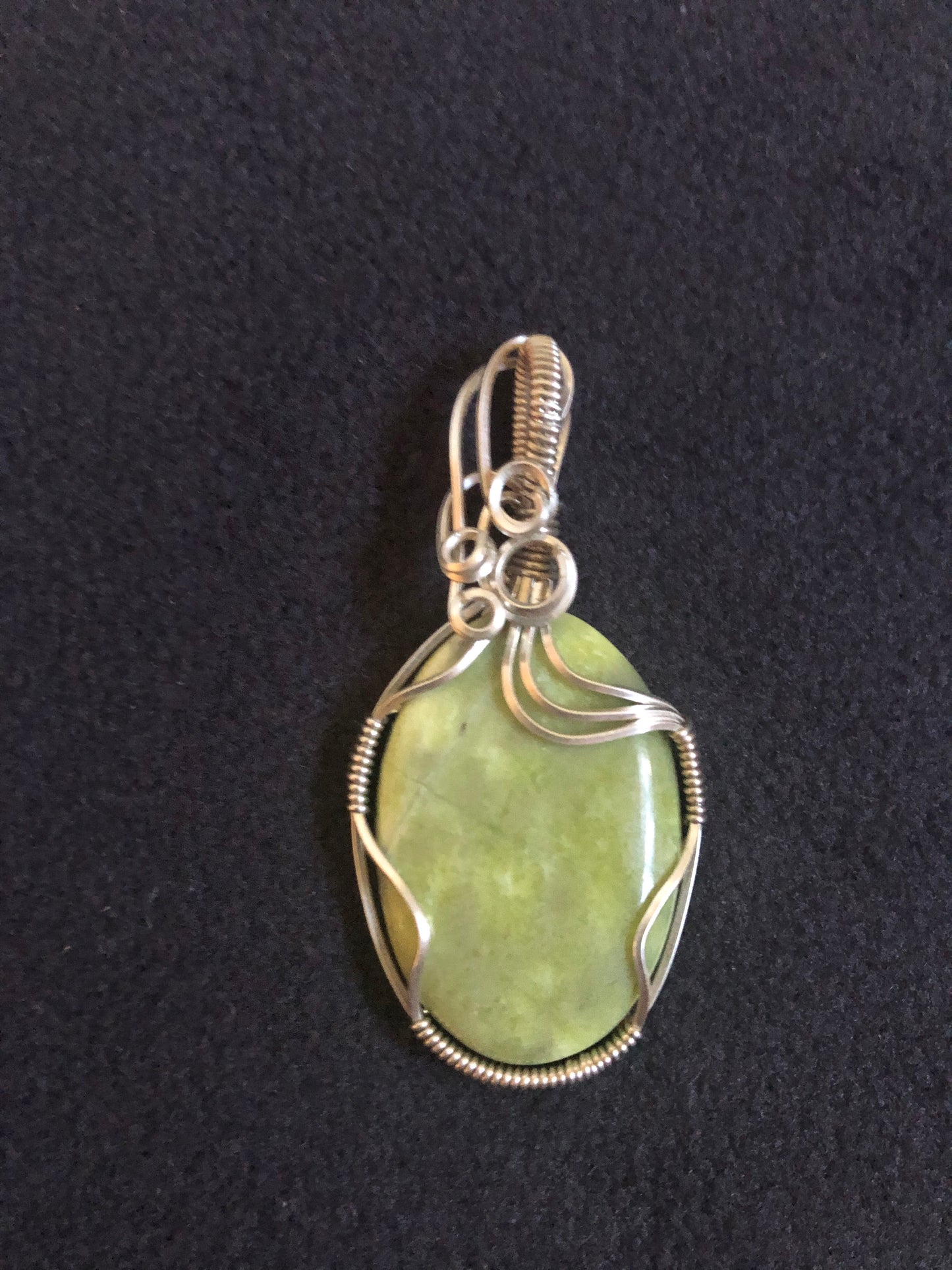 4th Chakra Wire Wrap Serpentine