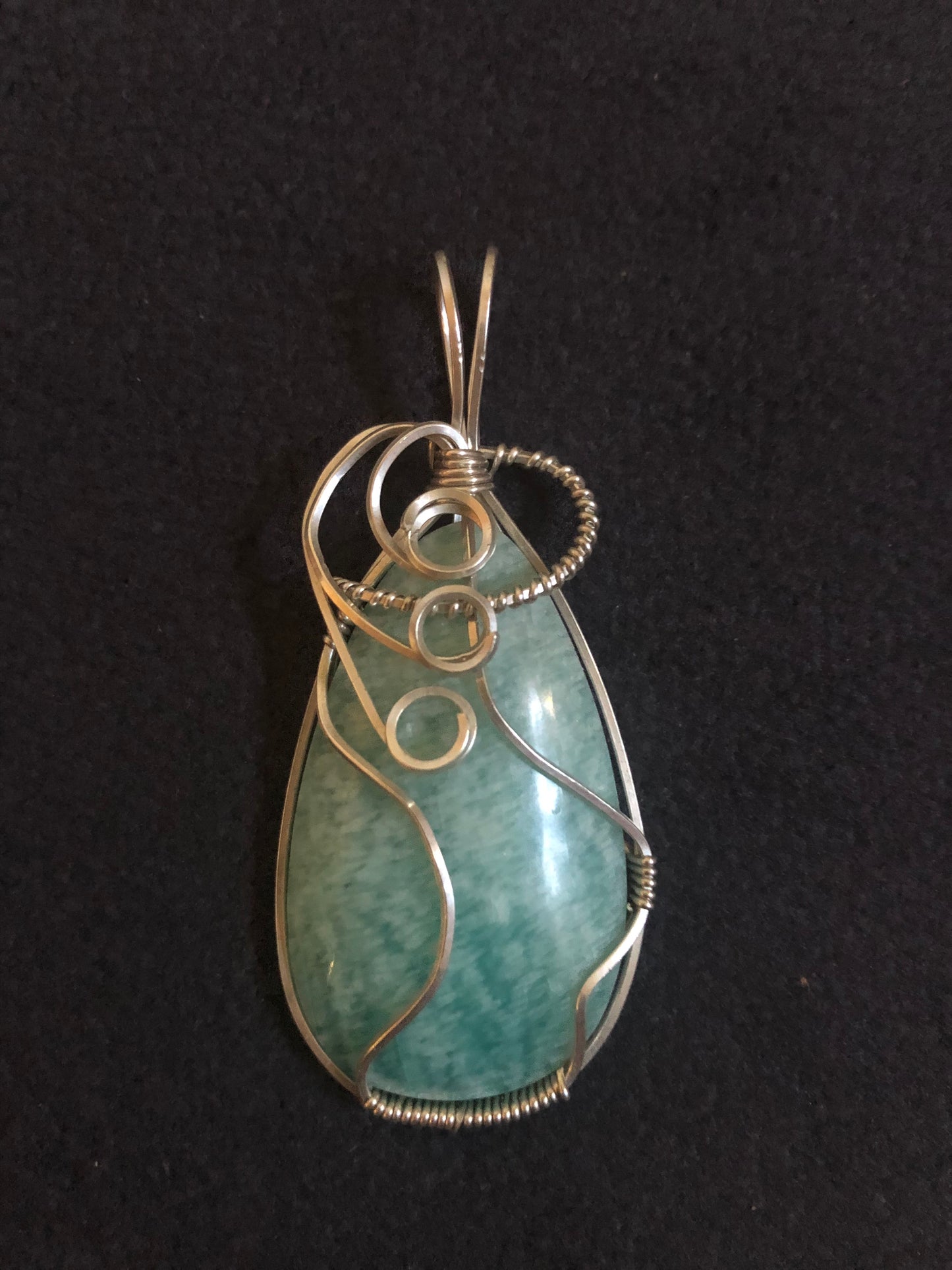 5th Chakra Wire Wrap Adventurine