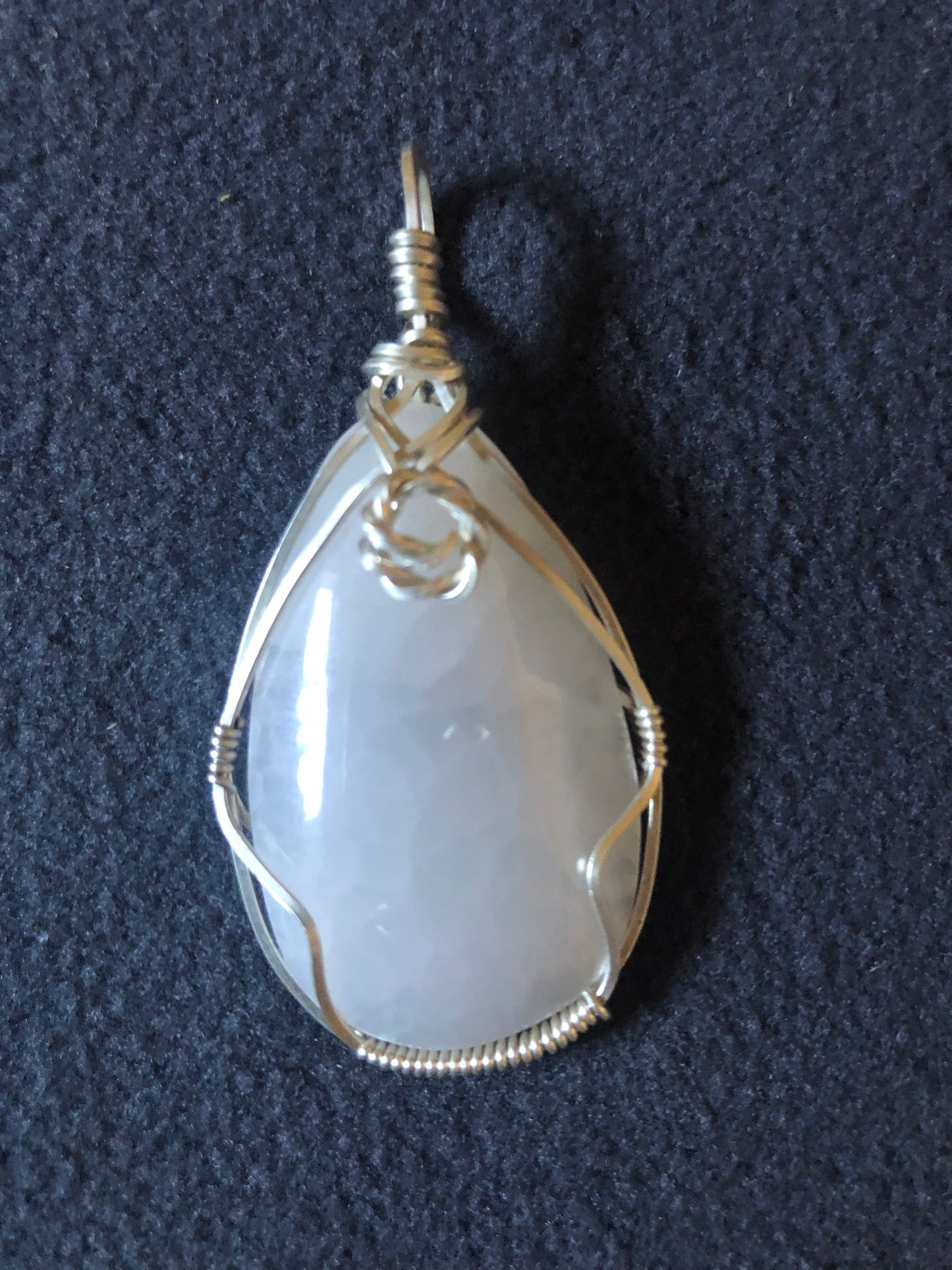 4th Chakra Wire Wrap Pink Calcite