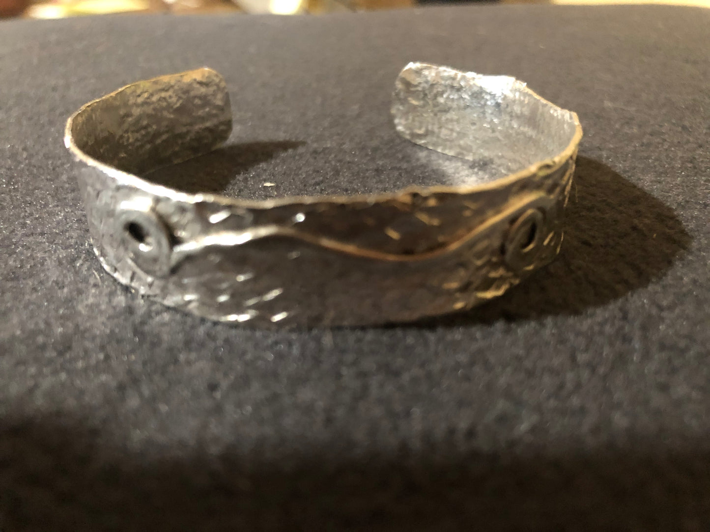 Cuff Bracelet .925 Silver with Swirl