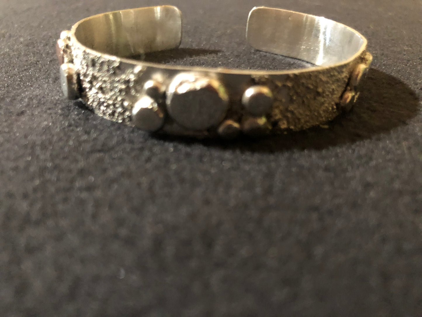 Cuff Bracelet .925 Silver with Silver & Copper