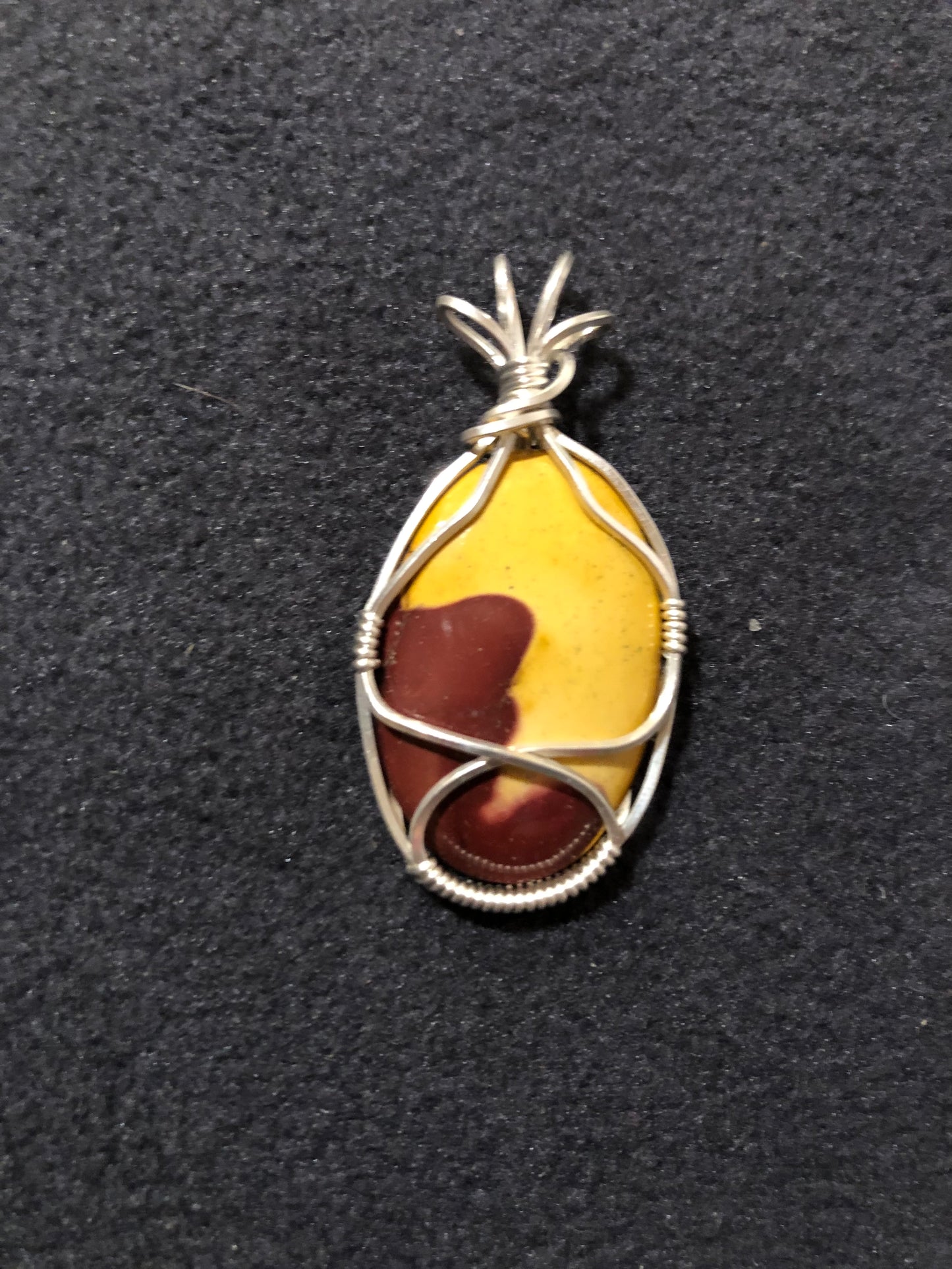 3rd Chakra Mookaite Wire Wrap